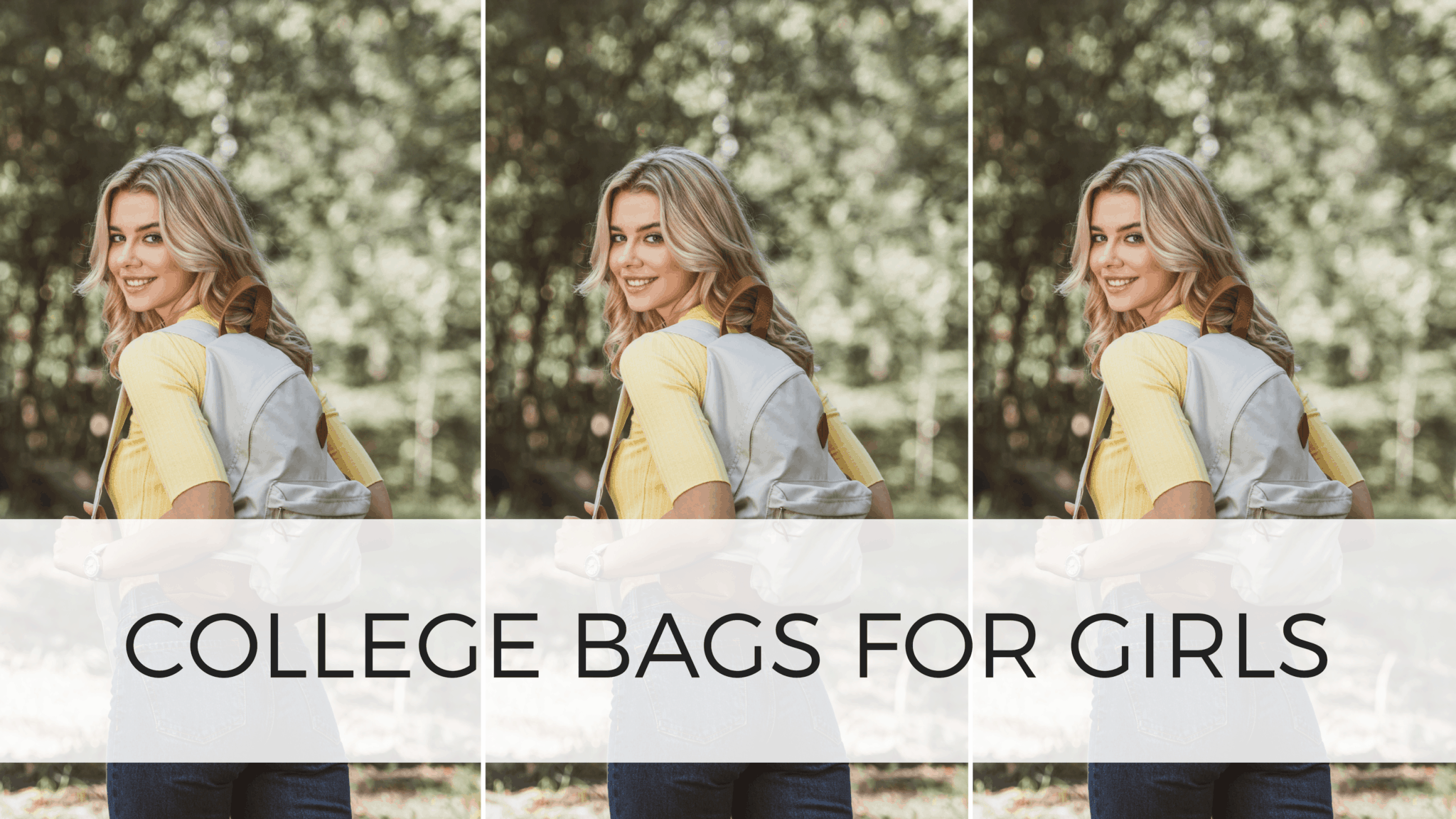 female college bags
