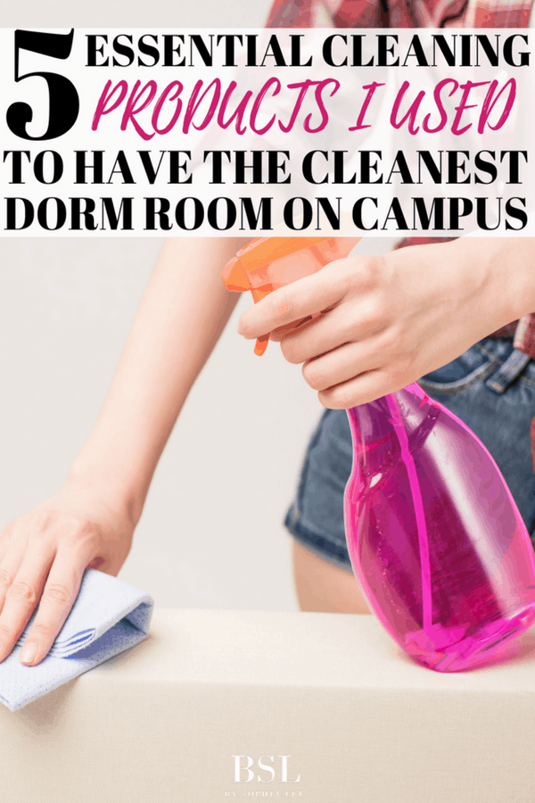 5 Dorm Room Cleaning Supplies I Used To Have The Cleanest