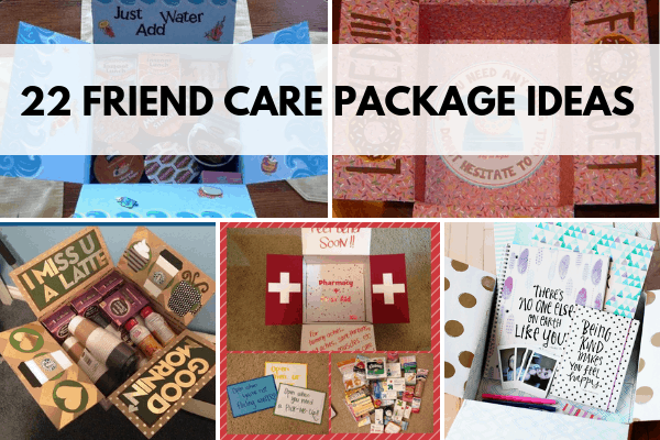 Care package deals ideas for friend