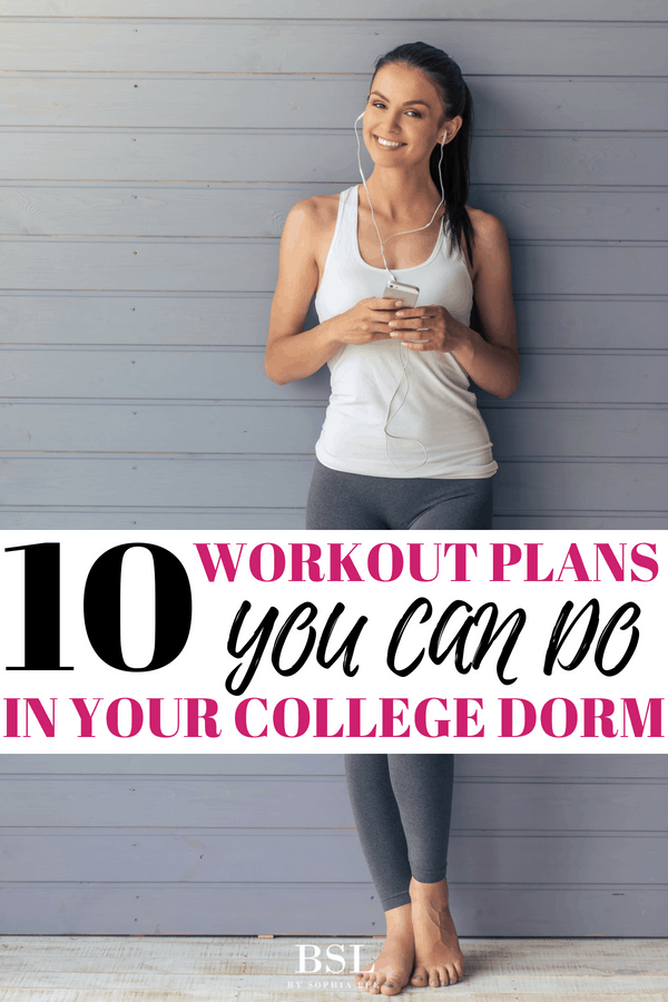 Image That Shows 10 College Workout Plans