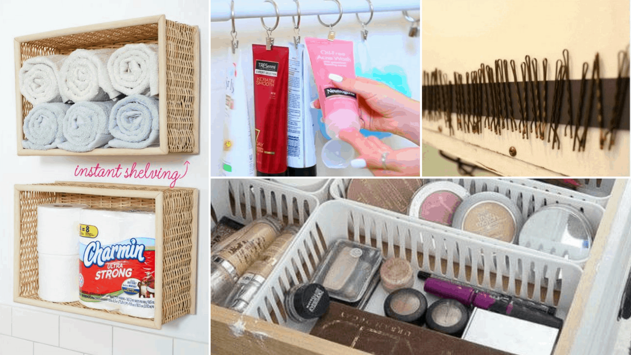 DOLLAR TREE ORGANIZING & DIY MAKEUP VANITY HACKS 