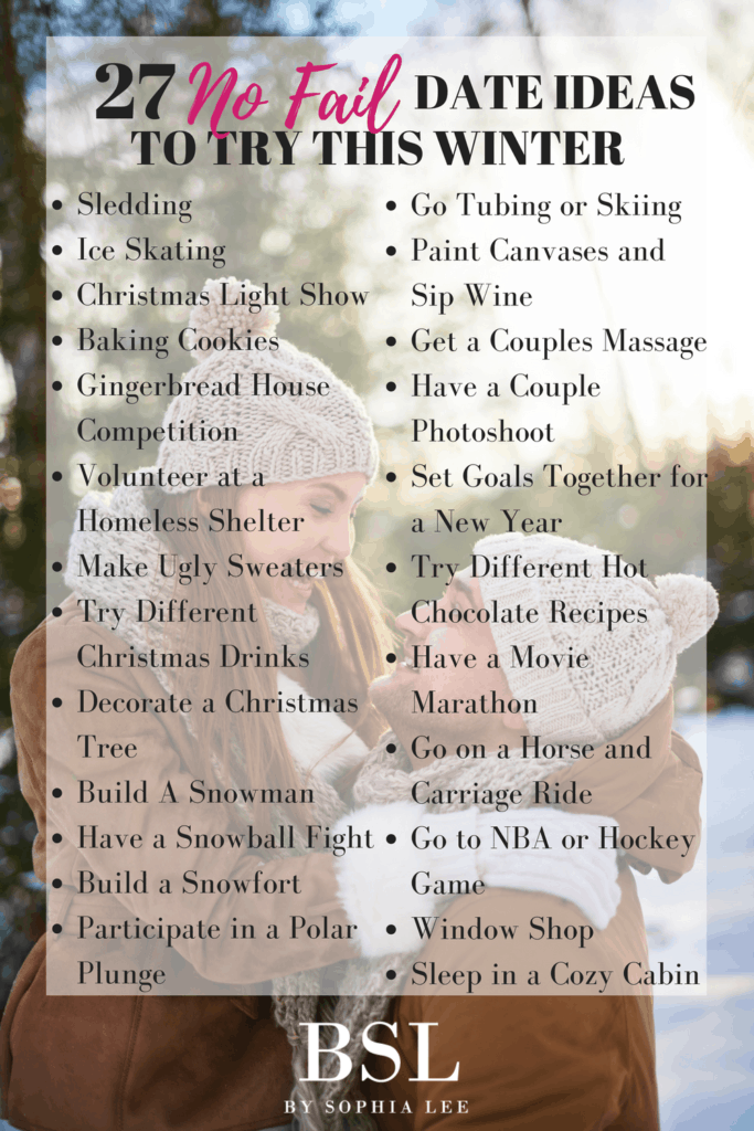 Winter Date Ideas | 27 Date Ideas You Have to Take Your Boyfriend On