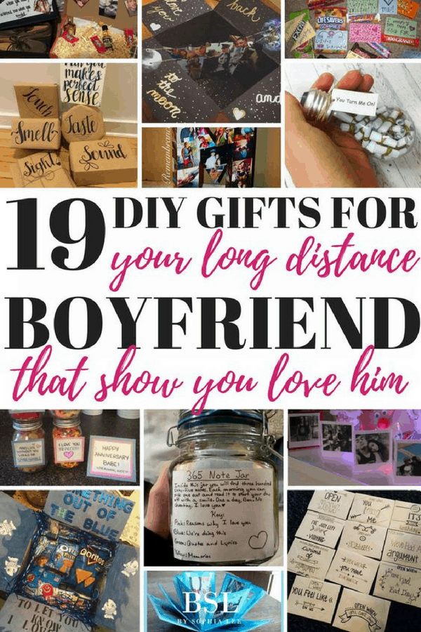 diy gifts for your long distance boyfriend that show you love him