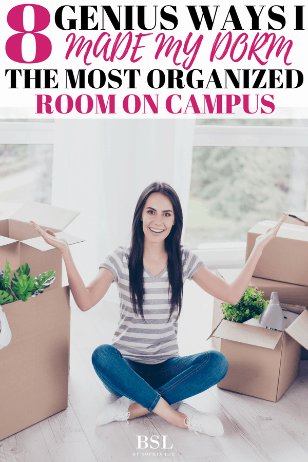 genius ways I made my dorm the most organized room on campus