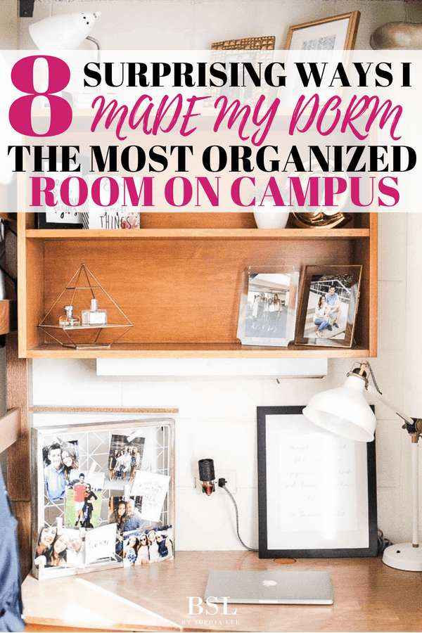 surprising ways I made my dorm the most organized room on campus