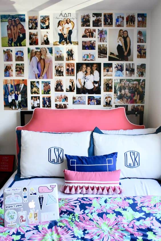 8 Cute Gallery Wall Ideas To Copy For Your College Dorm Room By