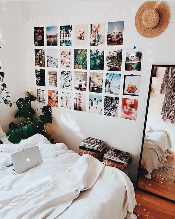 8 Cute Gallery Wall Ideas To Copy for Your College Dorm Room - By