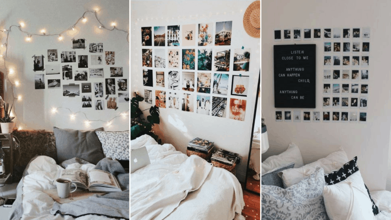 8 Cute Gallery Wall Ideas To Copy for Your College Dorm Room