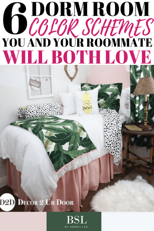 dorm room color schemes you and your roommate will like