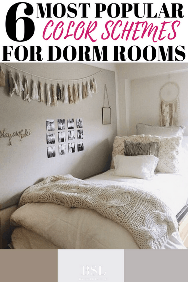 most popular dorm room color schemes