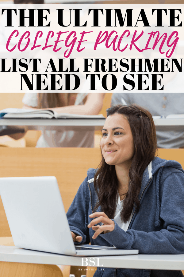 ultimate college dorm room checklist for freshmen