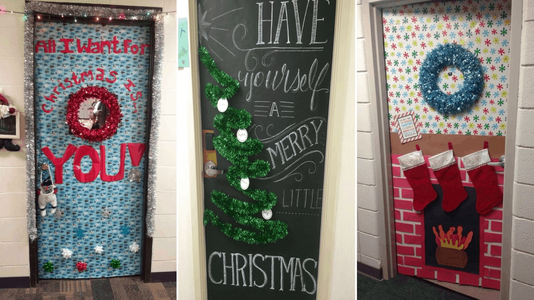 The Best Christmas Dorm Door Decorations To Copy This Year  By Sophia Lee