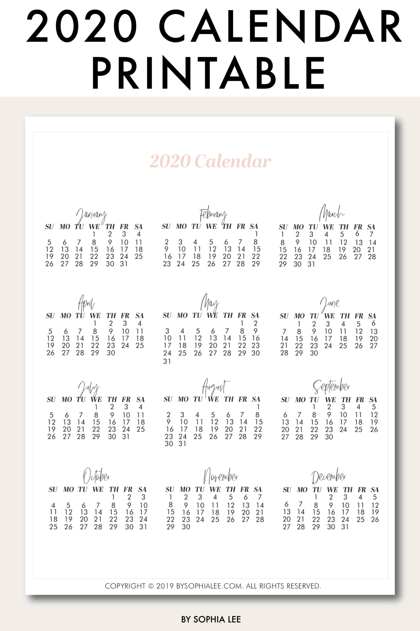 13 Free Organization Printables That Will Change Your Life - By Sophia Lee