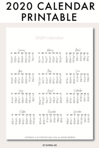 13 Free Organization Printables That Will Change Your Life - By Sophia Lee