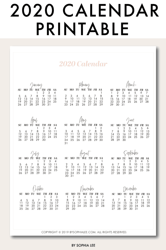 13 Free Organization Printables That Will Change Your Life - By Sophia Lee