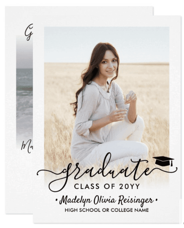 2021 high school graduation party invitations