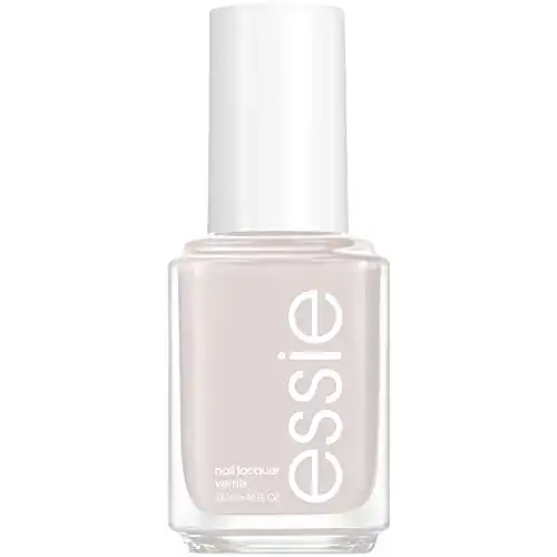 Essie Salon-Quality Nail Polish, 8-Free Vegan, Cool Light Gray, Cut It Out, 0.46 fl oz