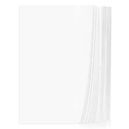 Vellum Paper, Cridoz 115GSM Transparent Vellum Paper 8.5 x 11 Translucent Clear Printer Paper for Printing Invitation Cards Tracing