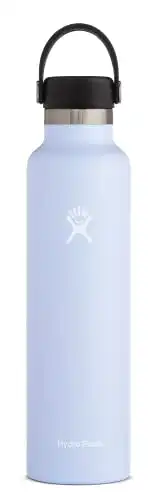 Hydro Flask 18 oz. Water Bottle - Stainless Steel, Reusable, Vacuum Insulated with Standard Mouth Flex Lid