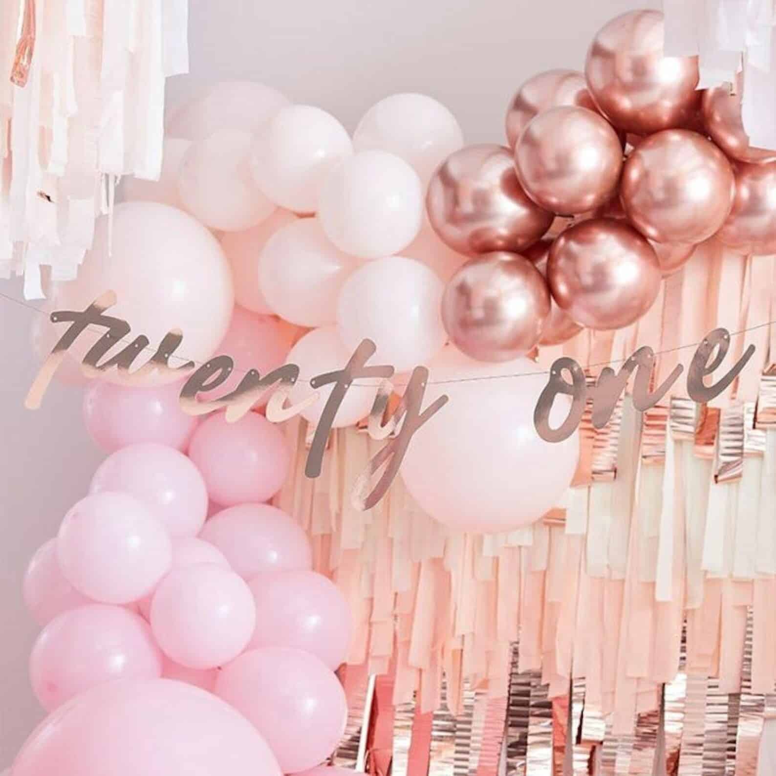 These Trendy 21st Birthday Decorations Are Guaranteed To Make It A Birthday She'll Never Forget - By Sophia Lee