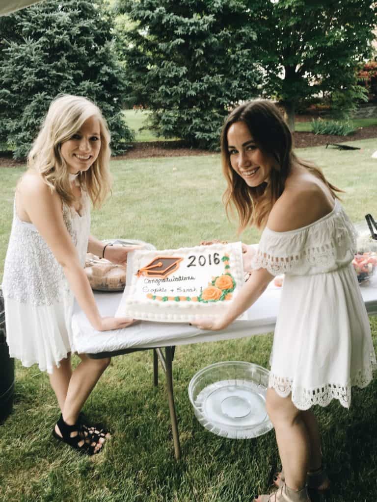 graduation party cake
