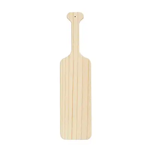 BATTIFE 15 Inch Greek Fraternity Paddle, Unfinished Solid Pine Wood Paddles, Wooden Sorority Frat Paddle for Arts Crafts