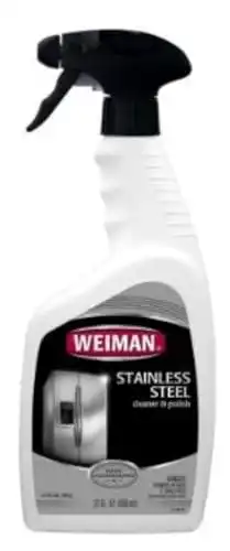Weiman Stainless Steel Cleaner and Polish - 22 Ounce (2 Pack) - Protects Appliances from Fingerprints and Leaves a Streak-Free Shine for Refrigerator Dishwasher Oven Grill etc - 44 Ounce Total