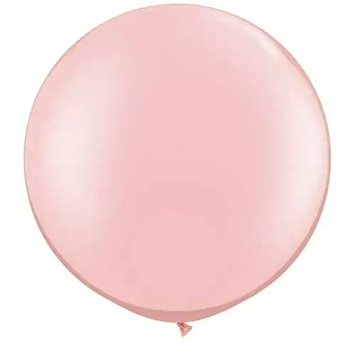 NYKKOLA 36 Inch Giant Latex Balloon (Premium Helium Quality)，6 Pack Big LightPink Balloons