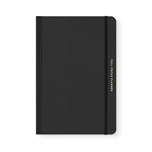 Full Focus Black Leather Planner by Michael Hyatt - The #1 Daily Planner to Set Annual Goals, Increase Focus, Eliminate Overwhelm, and Achieve Your Biggest Goals - Hardcover