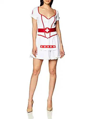 Plus Size Nurse Heartbreaker Costume 2X White
