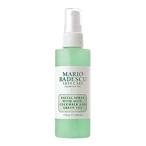 Mario Badescu Facial Spray with Aloe, Cucumber and Green Tea for All Skin Types | Face Mist that Hydrates & Invigorates | 4 FL OZ