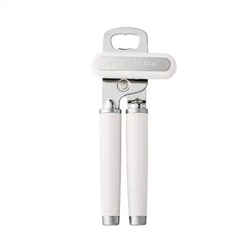 KitchenAid Classic Multifunction Can Opener / Bottle Opener, 8.34-Inch, White