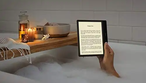 Kindle Oasis – With 7” display and page turn buttons- Ad-Supported + 3 Months Free Kindle Unlimited (with auto-renewal)