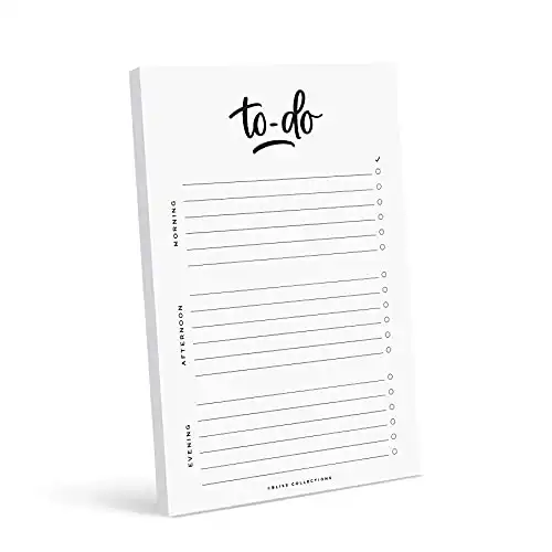 Bliss Collections To Do List Notepad, Modern Deco, Magnetic Weekly and Daily Planner for Organizing and Tracking Grocery Lists, Appointments, Reminders, Priorities and Notes, 5.5"x8.5" (50 S...