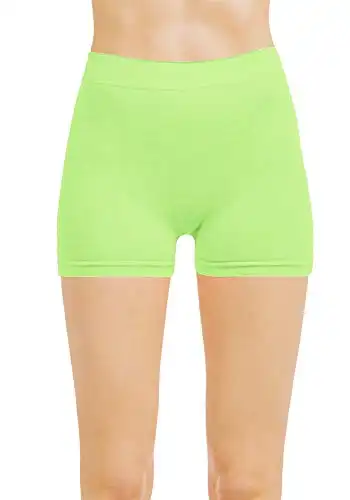 ClothingAve. Women's Seamless Basic Exercise Shorts Underskirt Boyshorts One Size