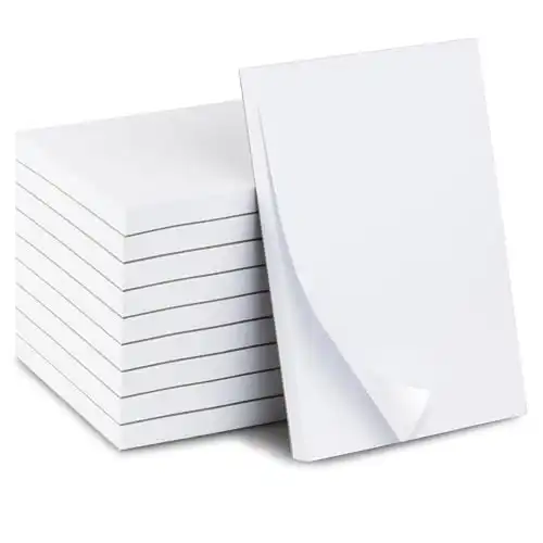 KitchenDine: Memo Pads - Note Pads - Scratch Pads - Writing pads - Server Notepads - 10 Pads with 100 sheets in Each Pad (4 x 6)