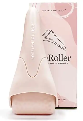 ROSELYNBOUTIQUE Cryotherapy Ice Roller for Face Wrinkles Massager - Self Care Gifts Skincare Facial Tools Relaxation Puffiness for Whole Body Face Eyes (Beige)