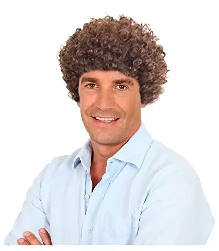 70s Brown Afro Disco Wig Costume Wig Brothers Wig