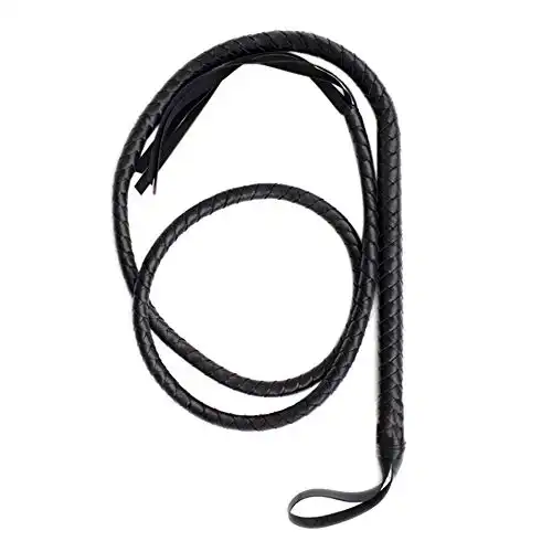 Black Leather Whip Cosplay Accessories Halloween Party