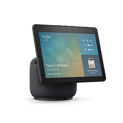 Echo Show 10 (3rd Gen) | HD smart display with premium sound, motion and Alexa | Charcoal