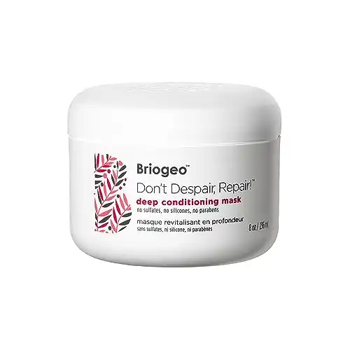 Briogeo Don't Despair Repair Protein Hair Mask, Deep Conditioner for Dry Damaged or Color Treated Hair, 8 oz