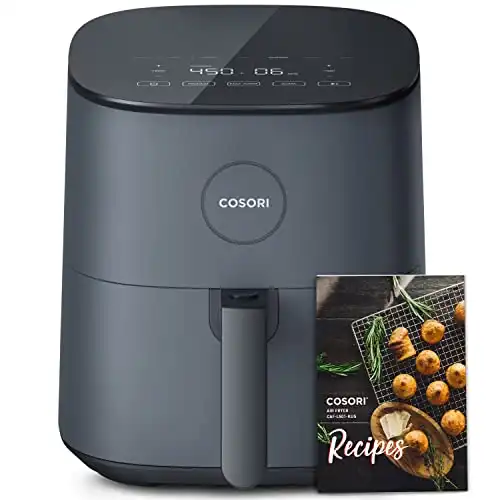 COSORI Air Fryer Oven Pro LE 5-Qt Airfryer, Quick Meals, UP to 450℉, Quiet, 85% Oil less, Recipes, 9 in 1, Compact, Dishwasher Safe