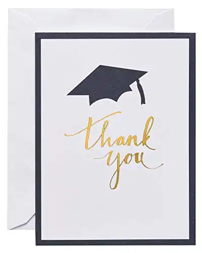 American Greetings Graduation Thank You Cards with Envelopes, Blank (50-Count)