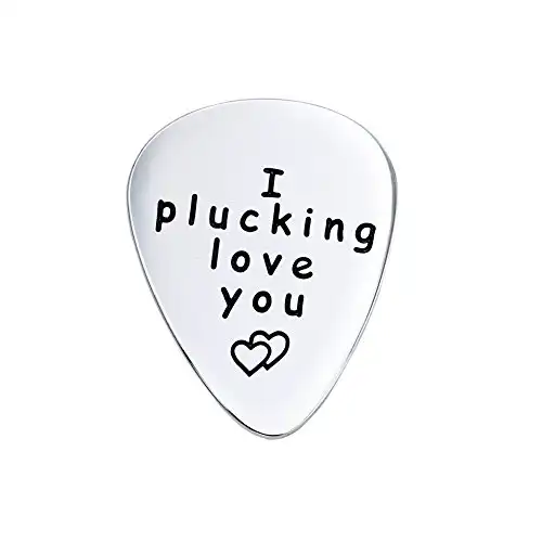 O.RIYA I Plucking Love You Guitar Pick Anniversary Long Distance Relationship Valentine Gift Boyfriend Gift