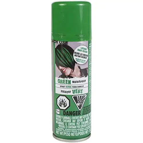 Color Hair Spray 3oz-Green