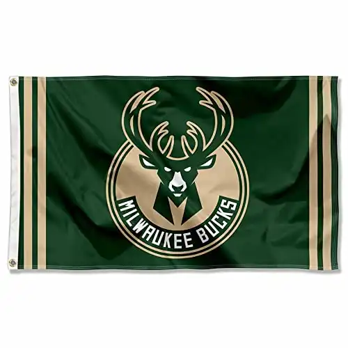 Milwaukee Bucks 3x5 Banner Flag