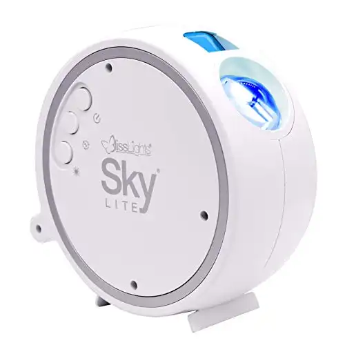 BlissLights Sky Lite - LED Laser Star Projector, Galaxy Projector, Nebula Light (Blue Stars, Blue Cloud)