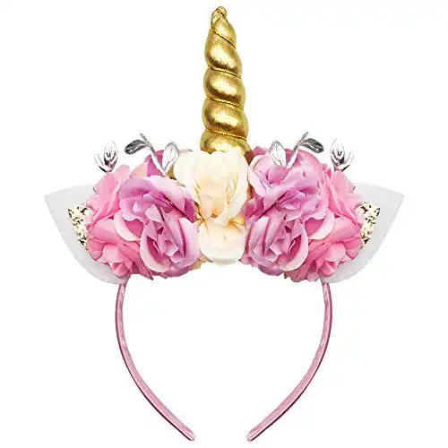 Unicorn Headband-Unicorn Party Supplies-Unicorn Headband for Girls