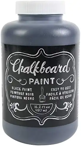 American Crafts Chalkboard Paint-Black, 16 oz.
