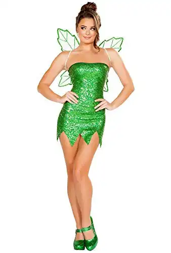 Mischievous Fairy Women's Costume (Green) - Small